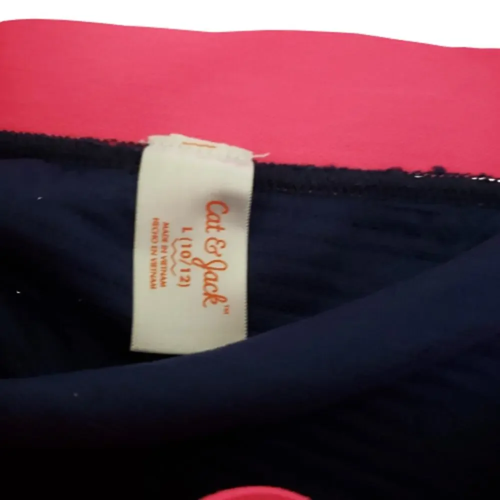 2 FOR $5 SALE Girl's Pink/Navy Skater Skirt Size Large